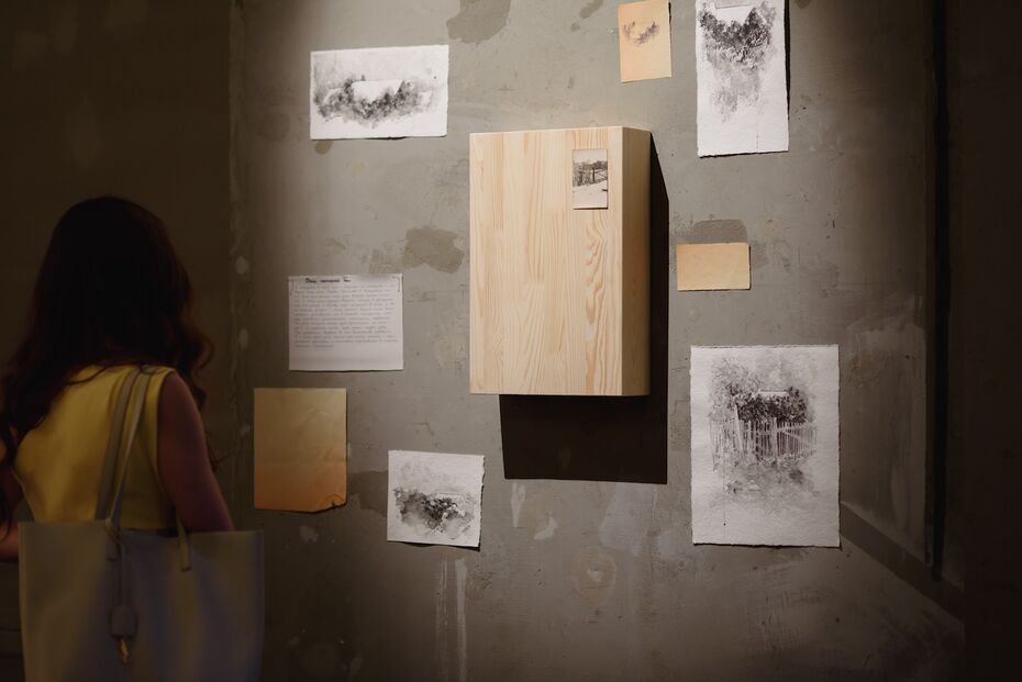 Выставка «Видимо невидимое» в Галерее «На Песчаной», 2024. Фото: Евгения Алейникова