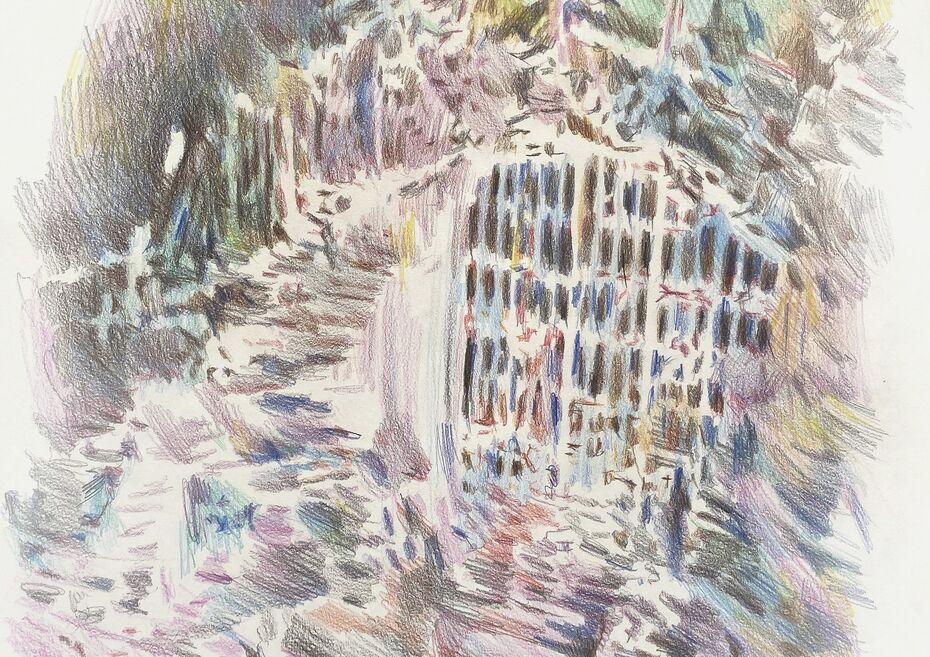 Юлия Немова. Фрагмент из серии «Мерцание места», 2024